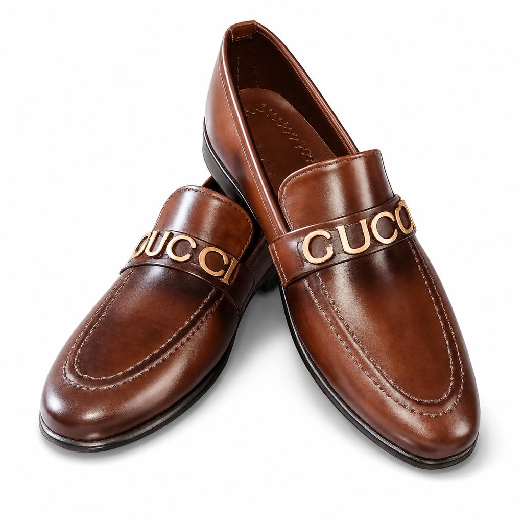 HI Collections – Monarch Brown Leather Loafers