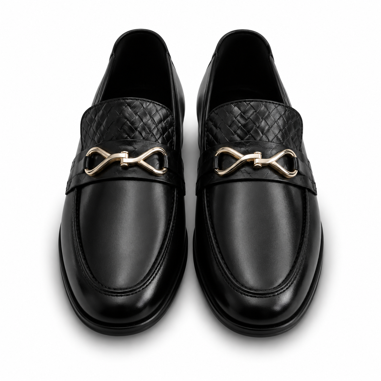 HI Collections – Milano Woven Leather Loafers